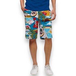 LOUDMOUTH GOLF Shorts LAS VEGAS Retired Collection - NEW Size 34
